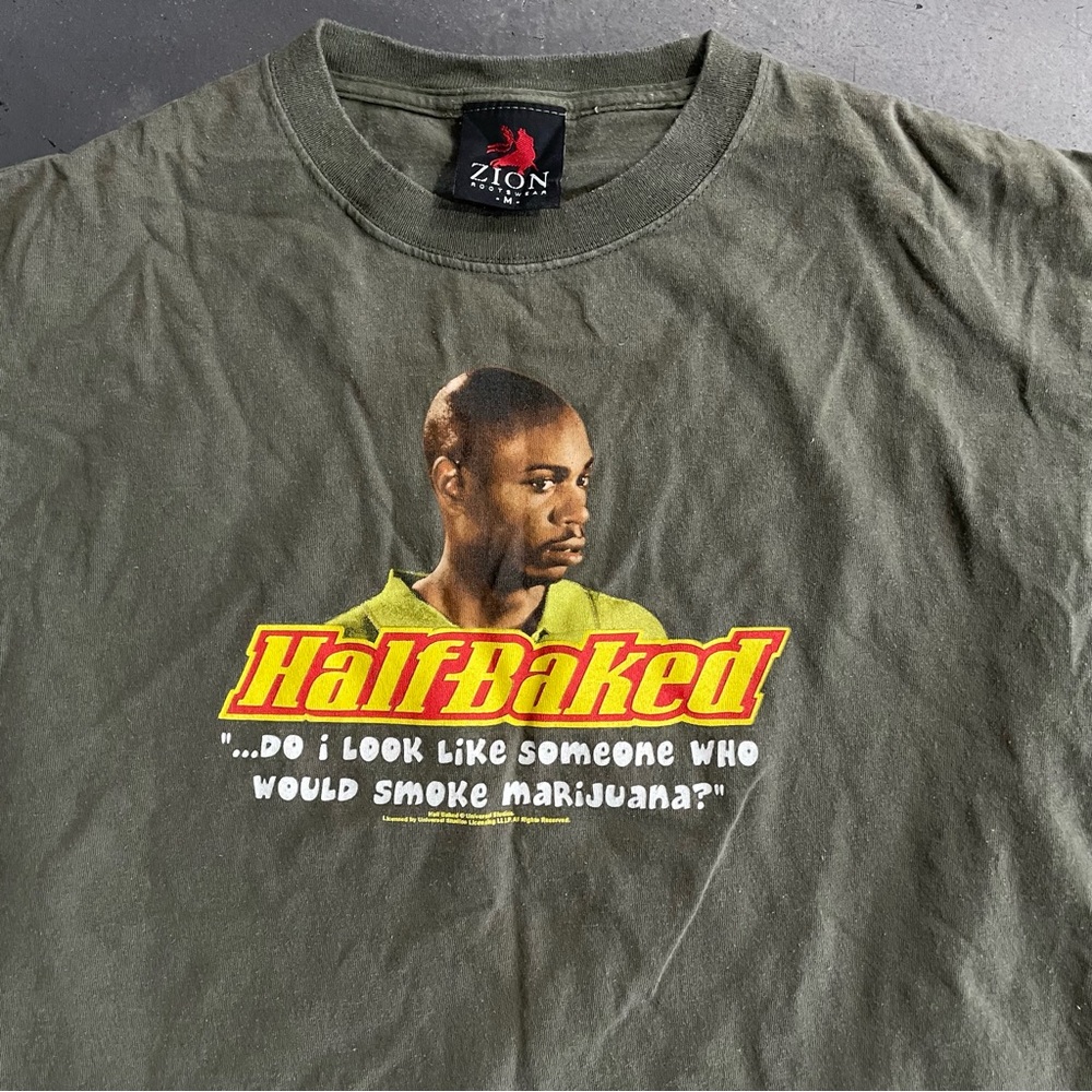 Vintage Half Baked Dave Chappell Smoke Weed Sz M - Picture 3 of 6